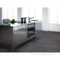 Modern Mini Island Stainless Steel Kitchen Cabinet Set